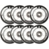 ROUES  76MM/80A + roulements SG5 (8 Roues)