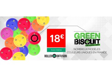 PALET ROLLER HOCKEY GREEN BISCUIT