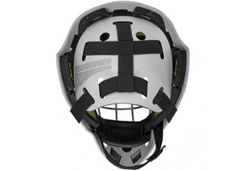 Masque de gardien Warrior F1 ENFANT Fluo / Vert / Blanc