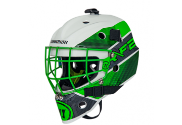 Masque de gardien Warrior F1 ENFANT Fluo / Vert / Blanc