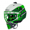 Masque de gardien Warrior F1 ENFANT Fluo / Vert / Blanc